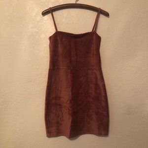 Corduroy Pink Bodycon Dress